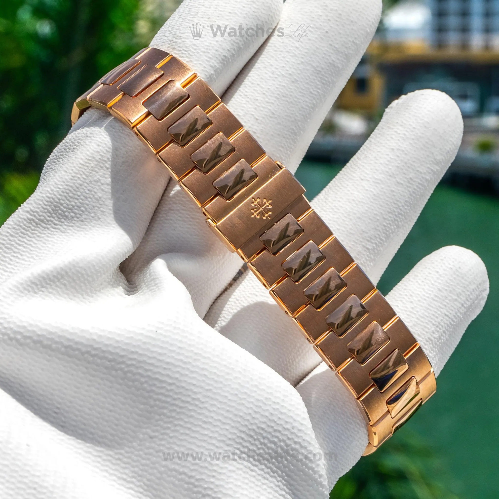 Patek Philippe Nautilus Ouro Rosé & Rubi - Imagem 3