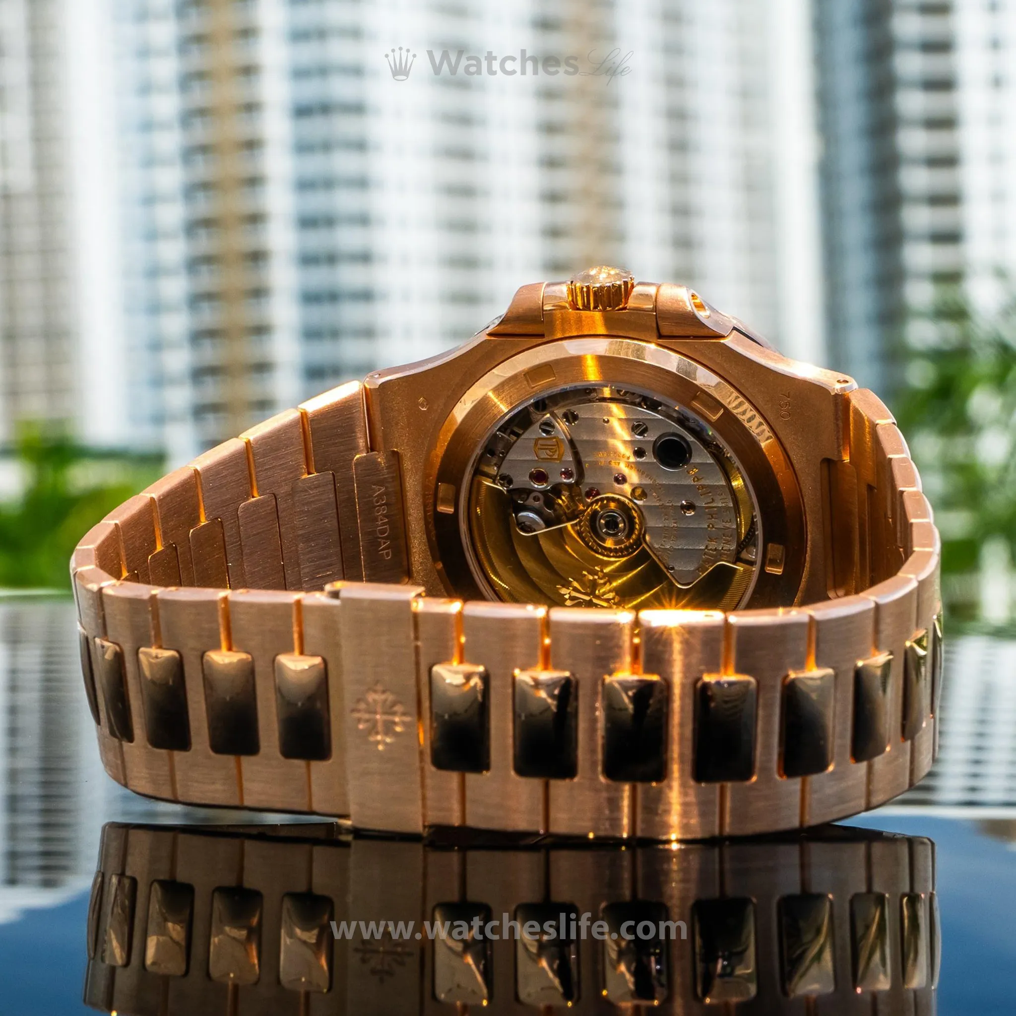Patek Philippe Nautilus Ouro Rosé & Rubi - Imagem 4